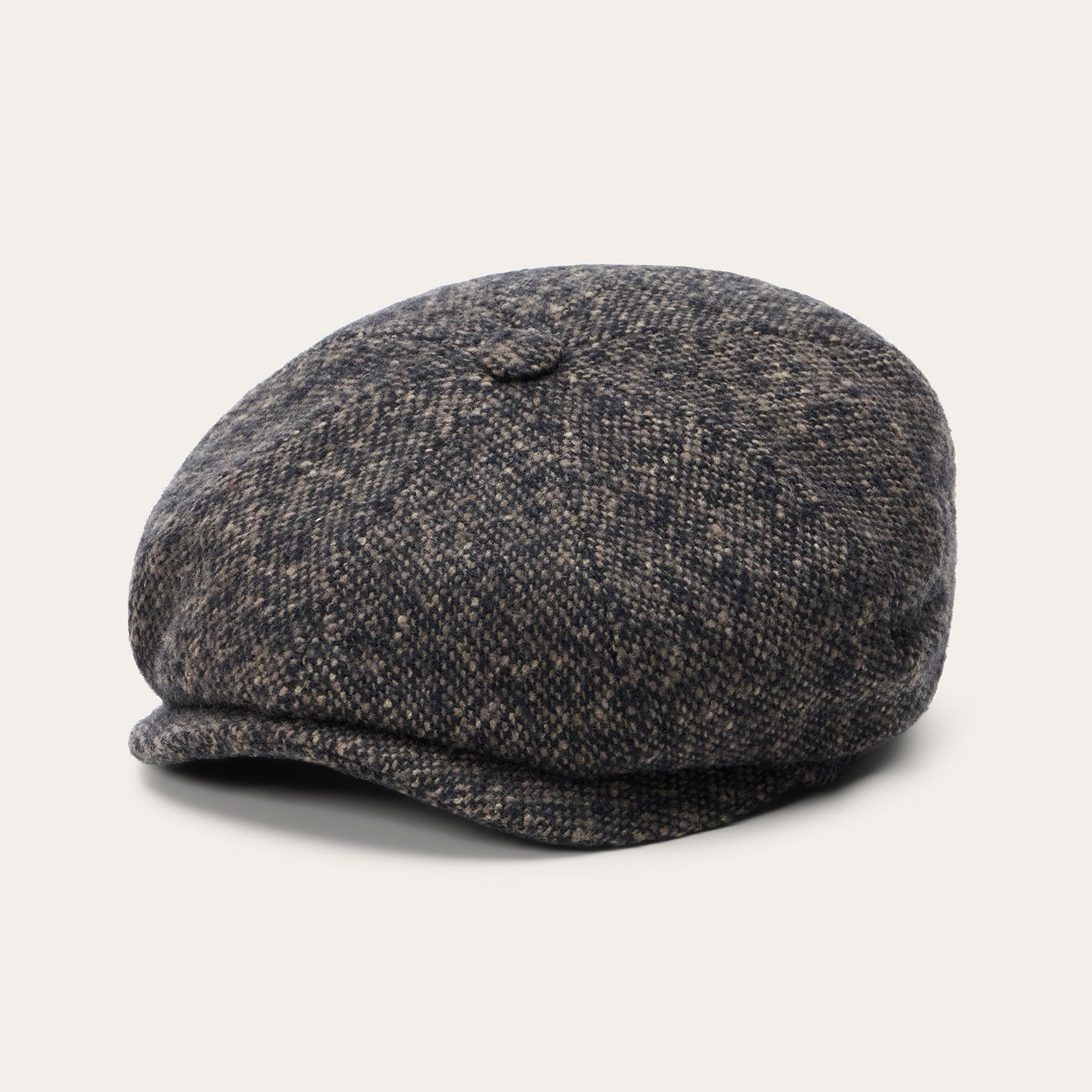 Wool Donegal Hatteras | Stetson Black/Mud