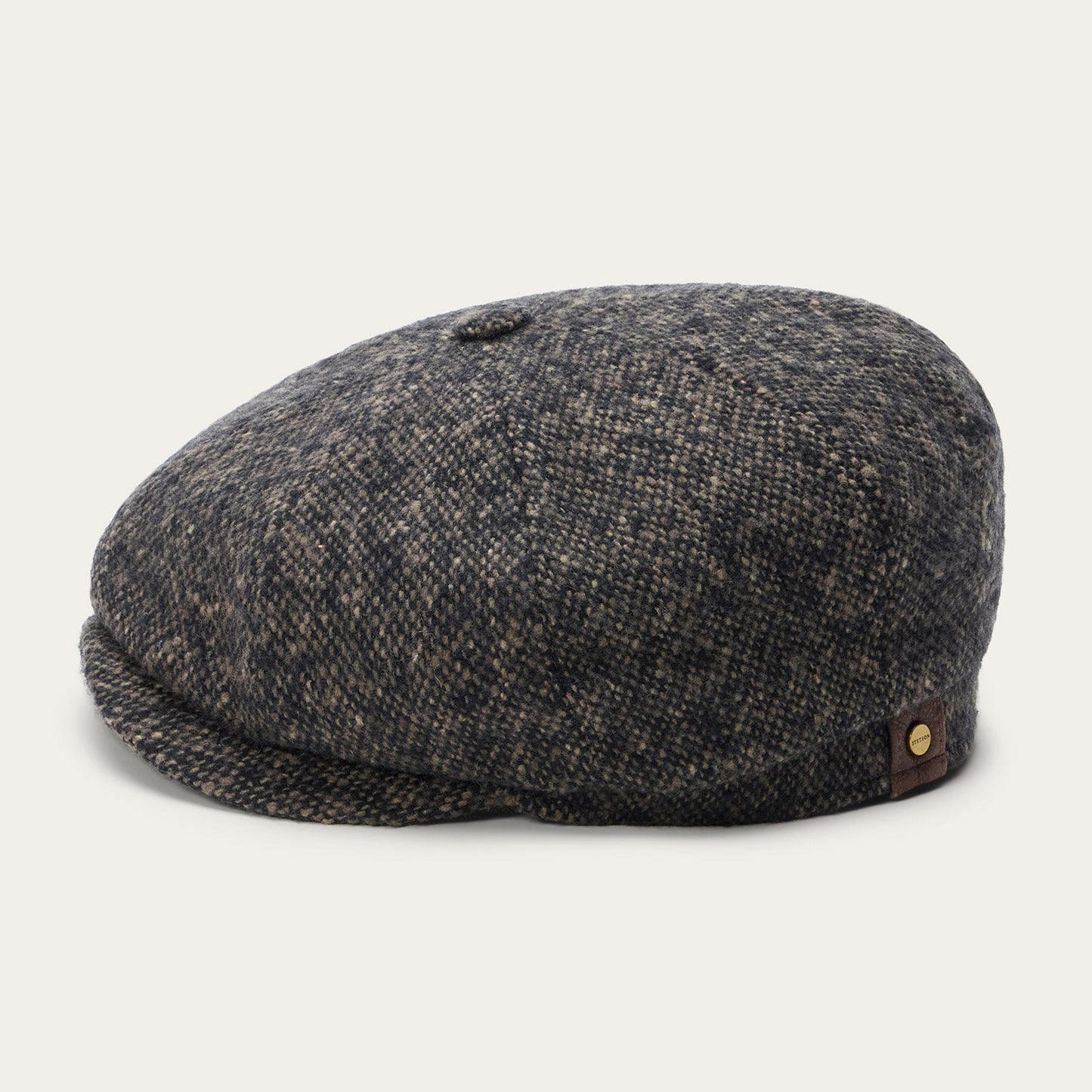 Wool Donegal Hatteras | Stetson Black/Mud