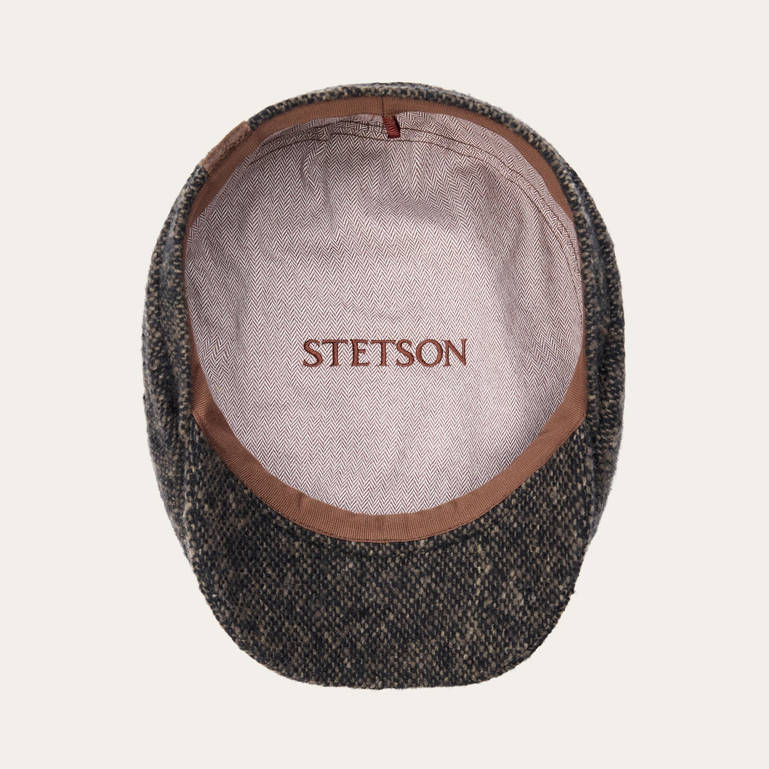 Wool Donegal Hatteras | Stetson Black/Mud