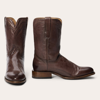 Cassidy Roper Boots | Stetson Smooth Brown