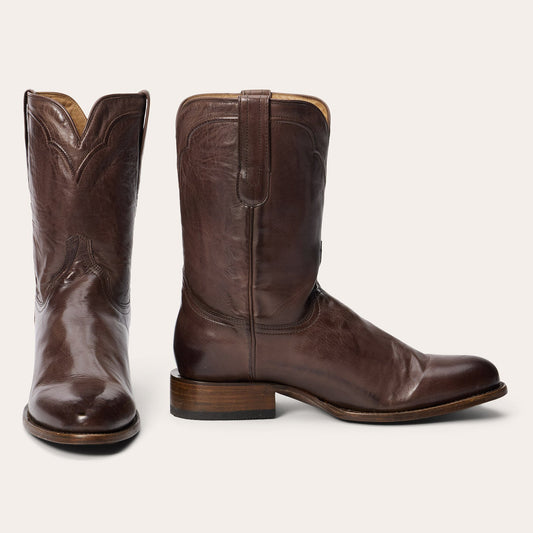 Cassidy Roper Boots | Stetson Smooth Brown
