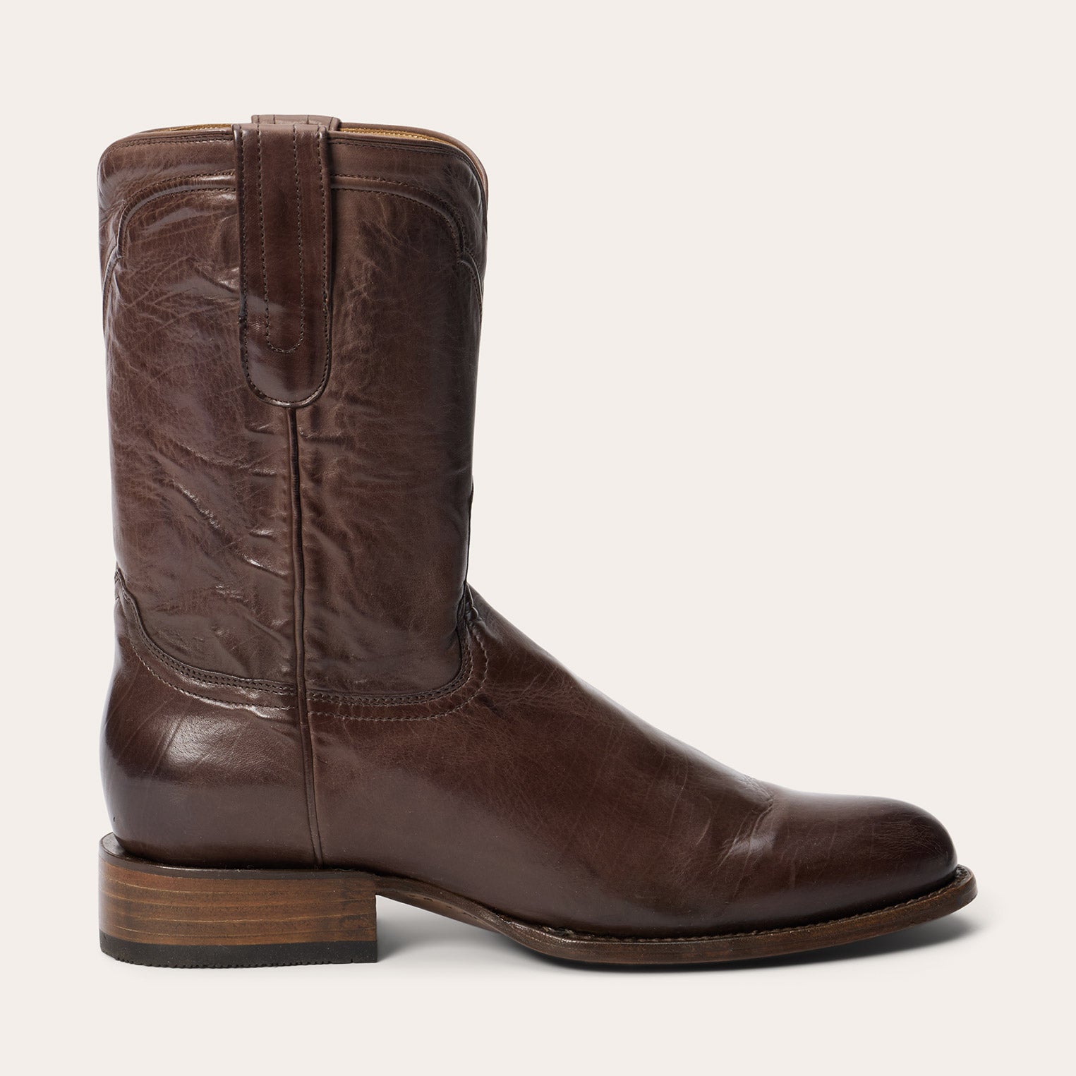 Cassidy Roper Boots | Stetson Smooth Brown