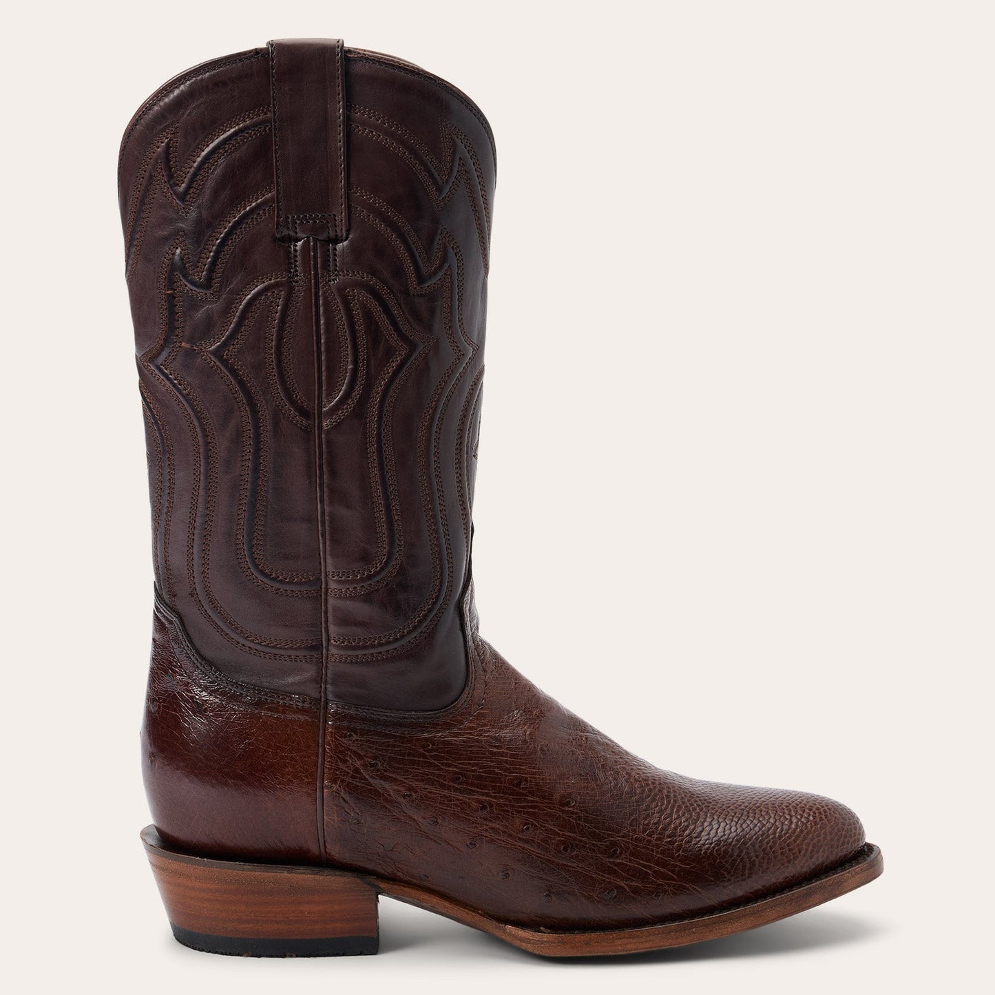Wyatt Ostrich Boots | Stetson Tobacco