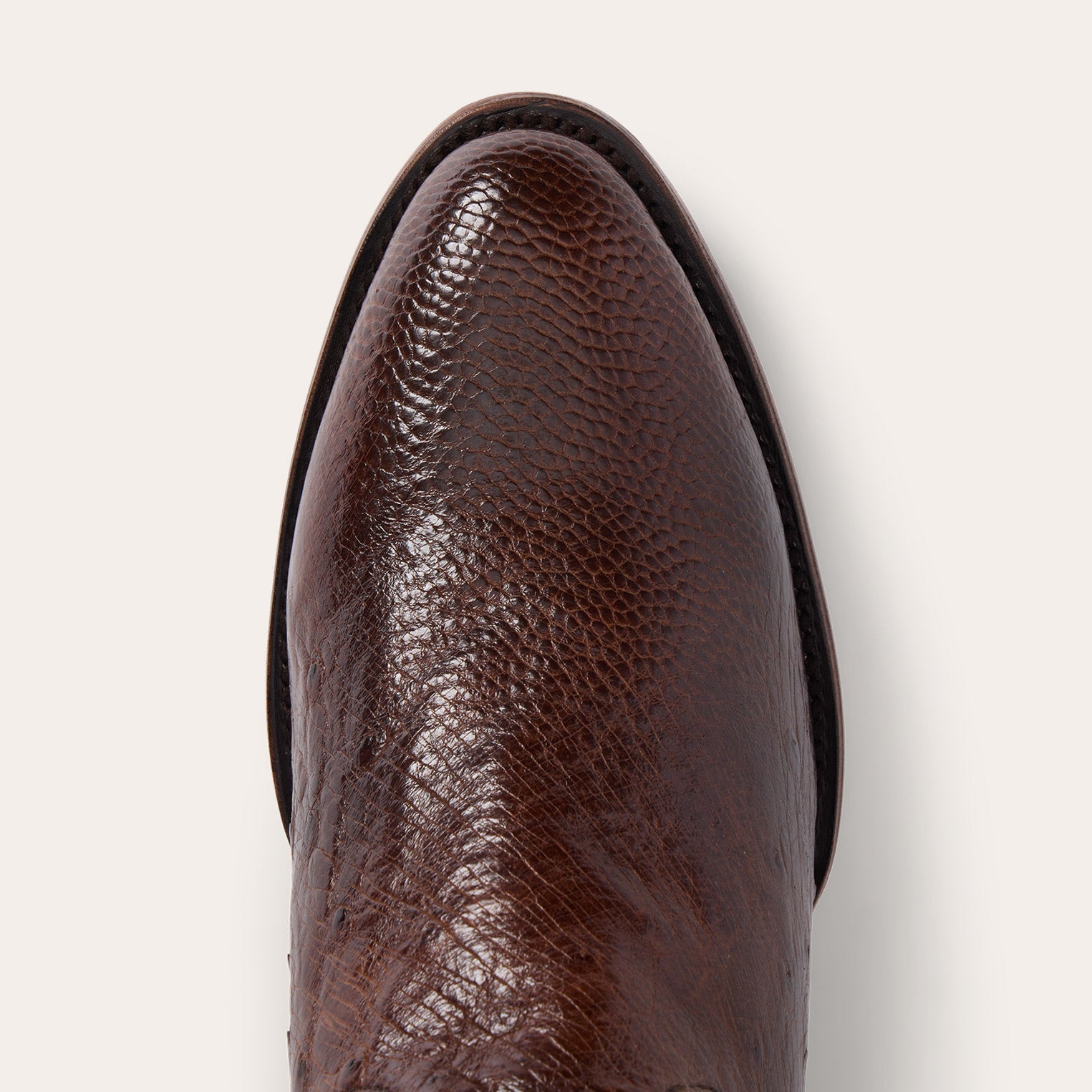 Wyatt Ostrich Boots | Stetson Tobacco