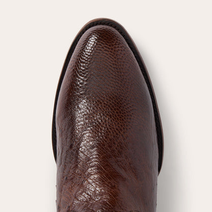 Wyatt Ostrich Boots | Stetson Tobacco