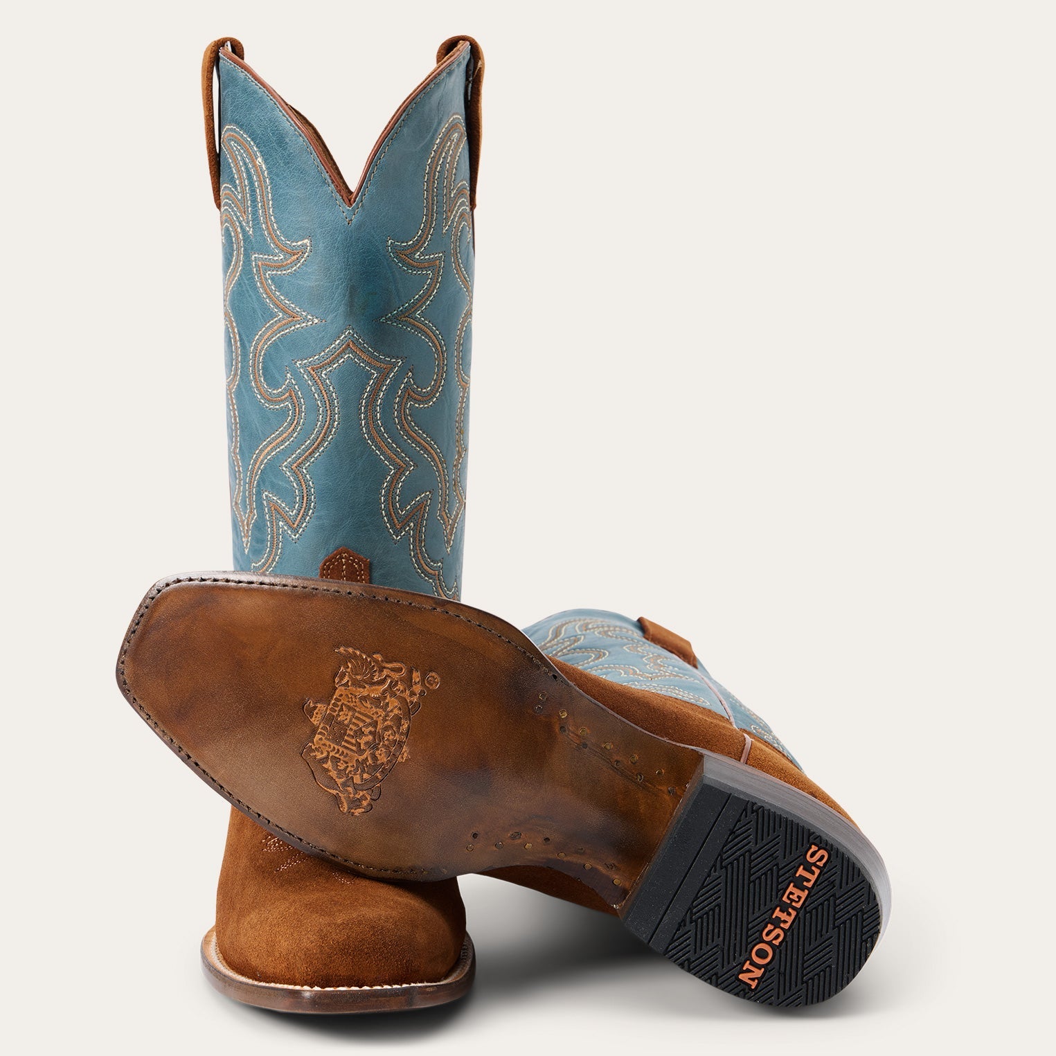 Bronco Boots | Stetson Blue