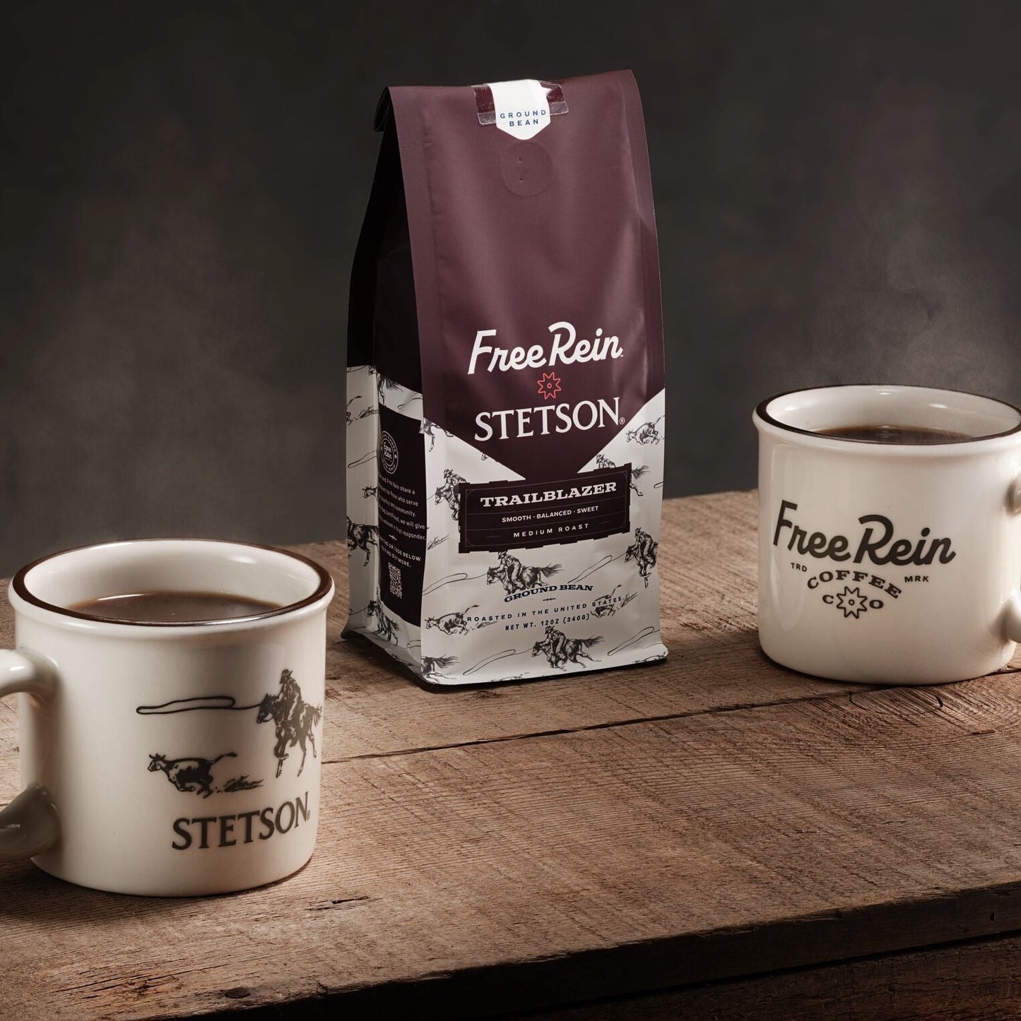 Stetson X Free Rein Cowboy Coffee Kit | Stetson White