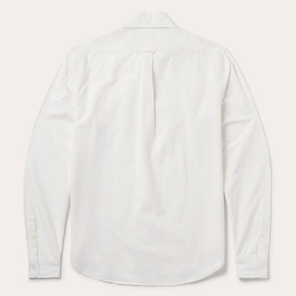 Peached Oxford Button-Down Shirt | Stetson White