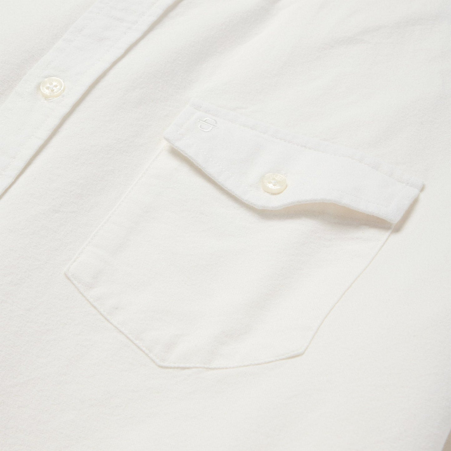 Peached Oxford Button-Down Shirt | Stetson White