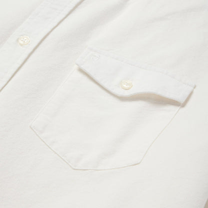 Peached Oxford Button-Down Shirt | Stetson White