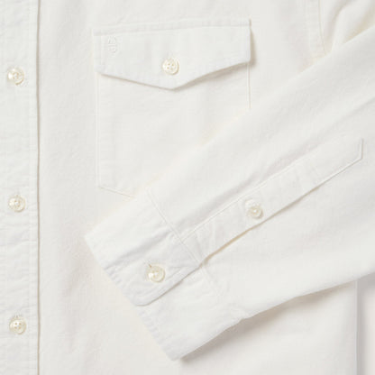 Peached Oxford Button-Down Shirt | Stetson White