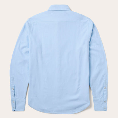 Pinpoint Oxford Shirt | Stetson Blue