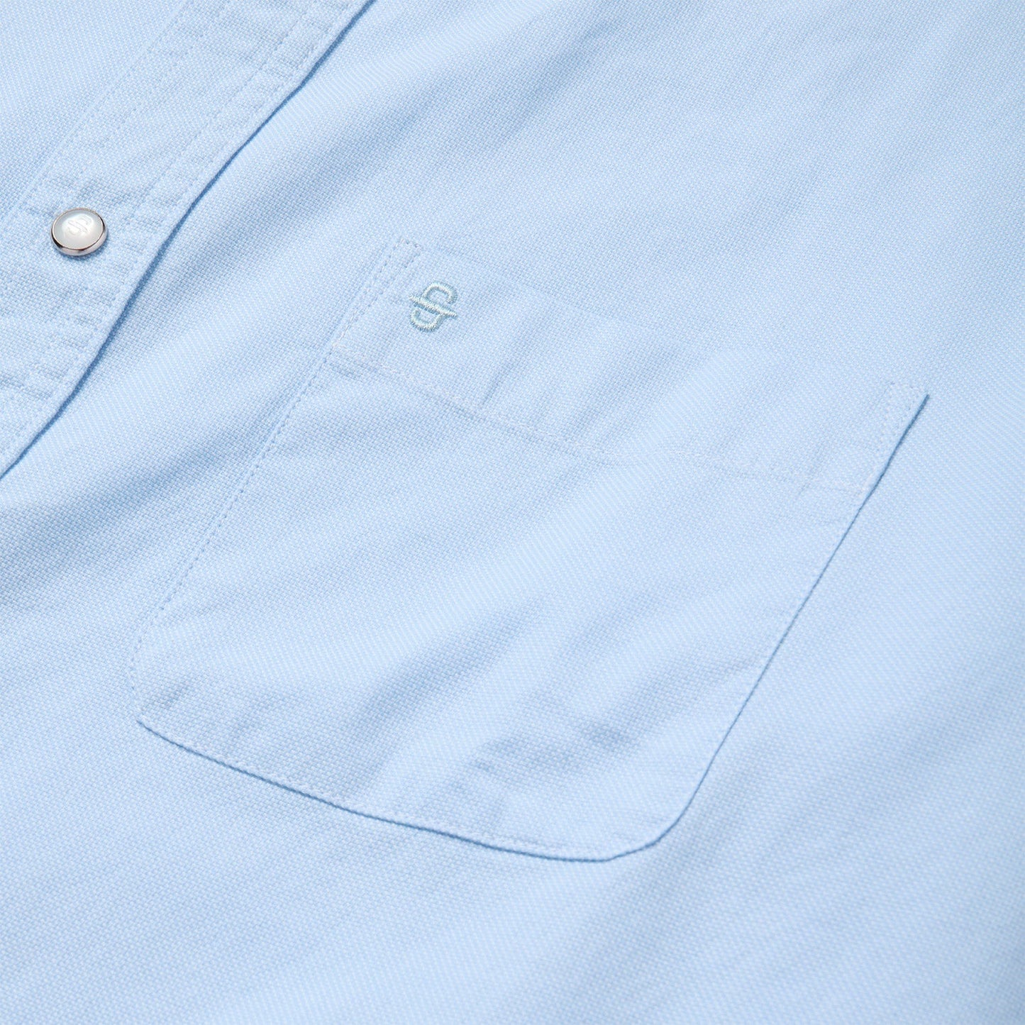 Pinpoint Oxford Shirt | Stetson Blue