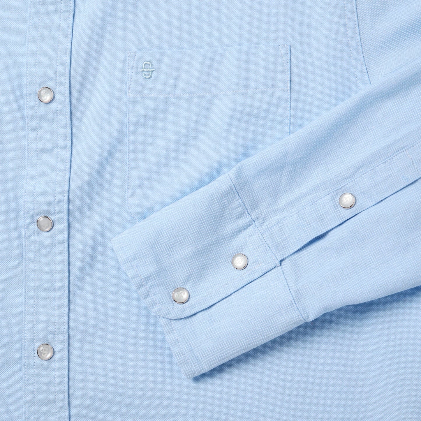 Pinpoint Oxford Shirt | Stetson Blue
