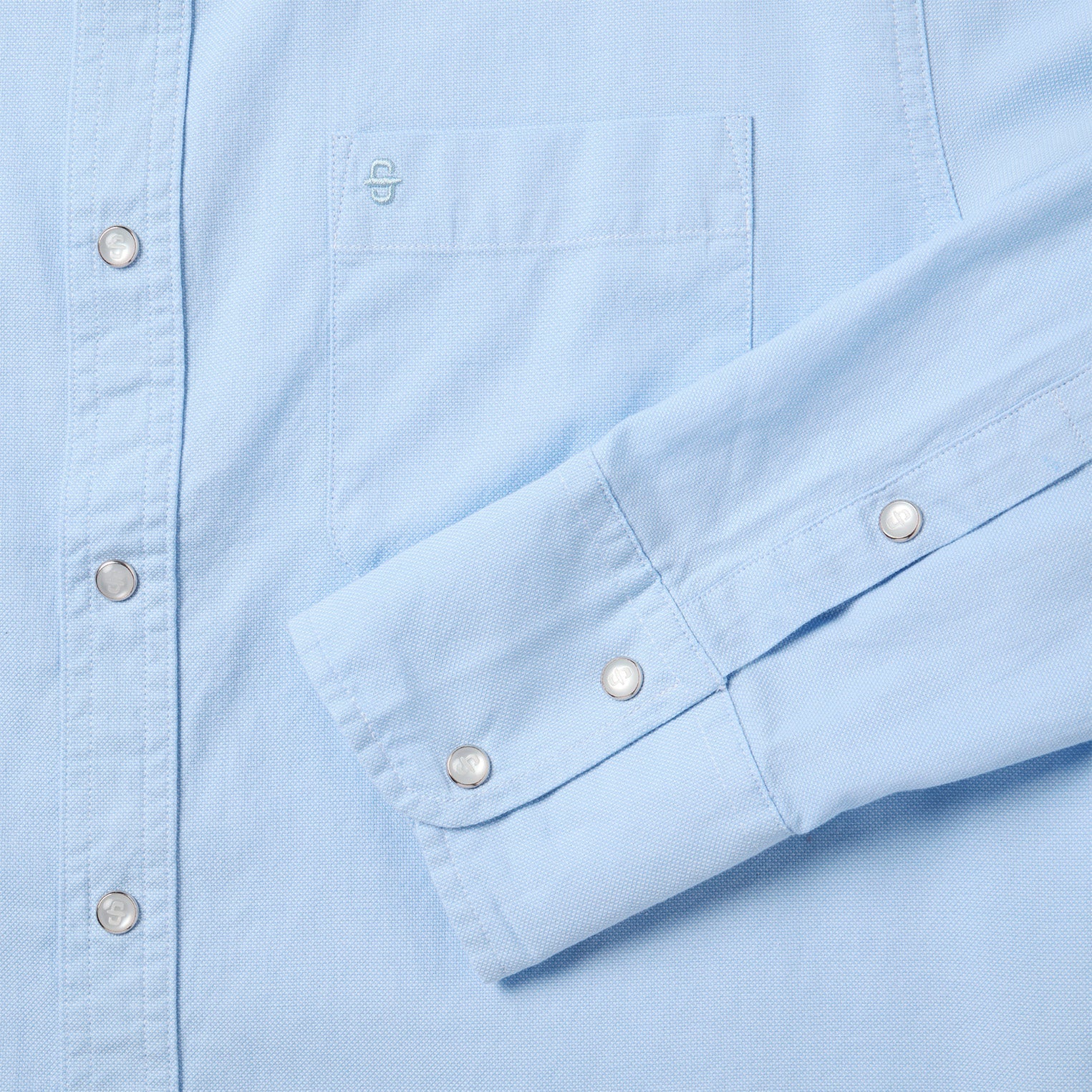 Pinpoint Oxford Shirt | Stetson Blue