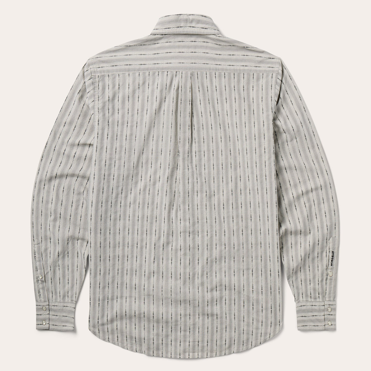 Dobby Stripe Shirt | Stetson Tan