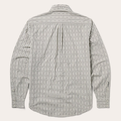Dobby Stripe Shirt | Stetson Tan