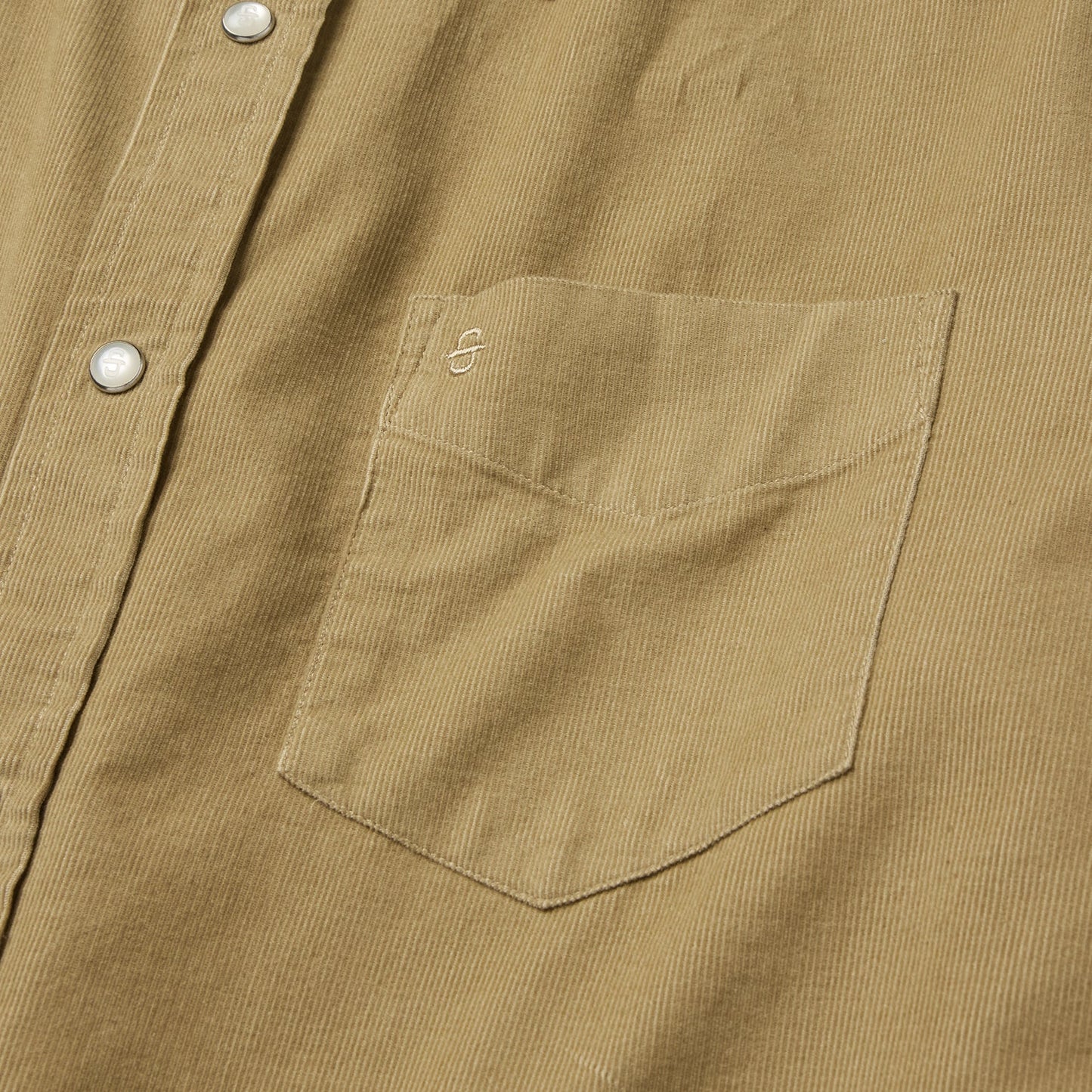 Baby Corduroy Western Shirt | Stetson Tan