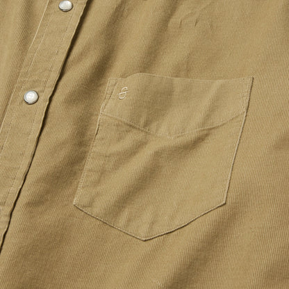 Baby Corduroy Western Shirt | Stetson Tan