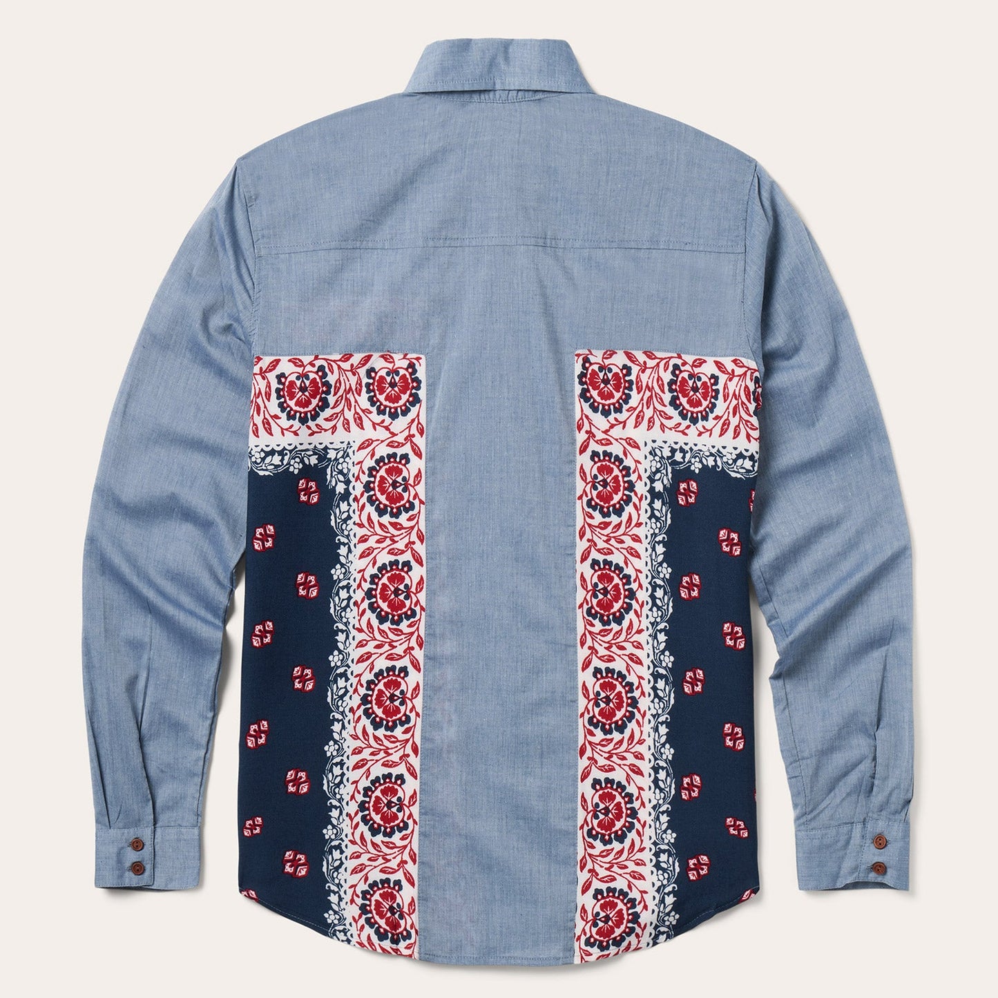Chambray Bandana Shirt | Stetson Blue