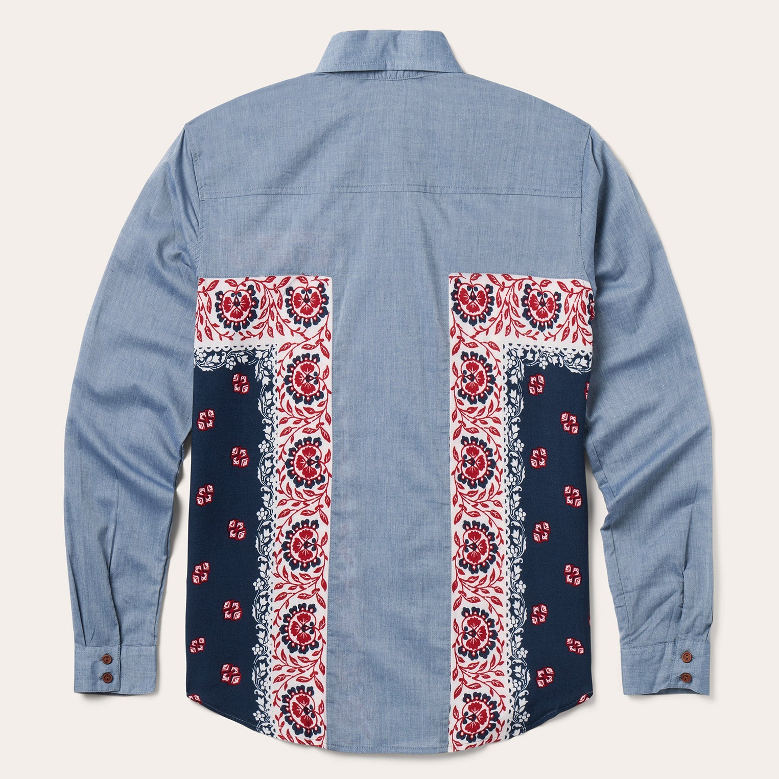 Chambray Bandana Shirt | Stetson Blue