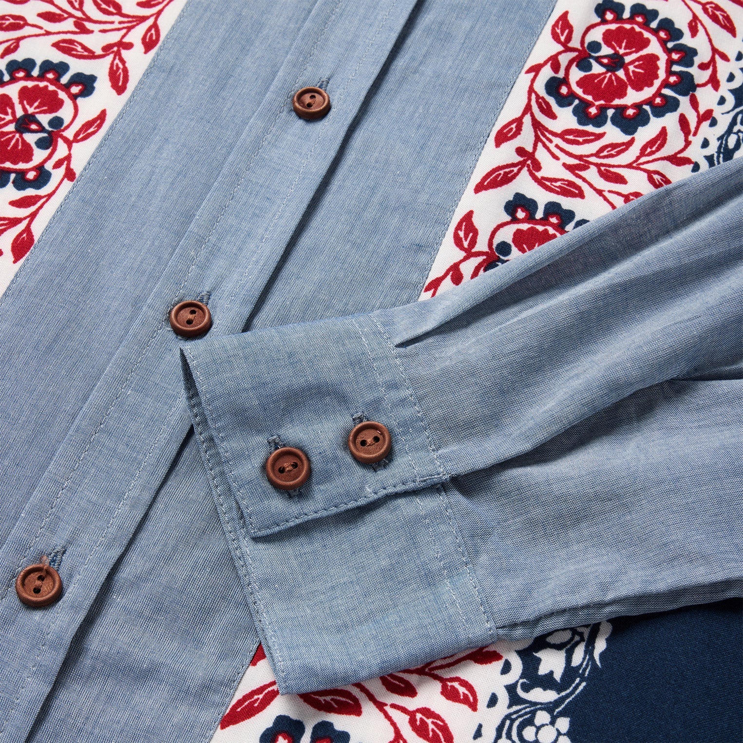 Chambray Bandana Shirt | Stetson Blue