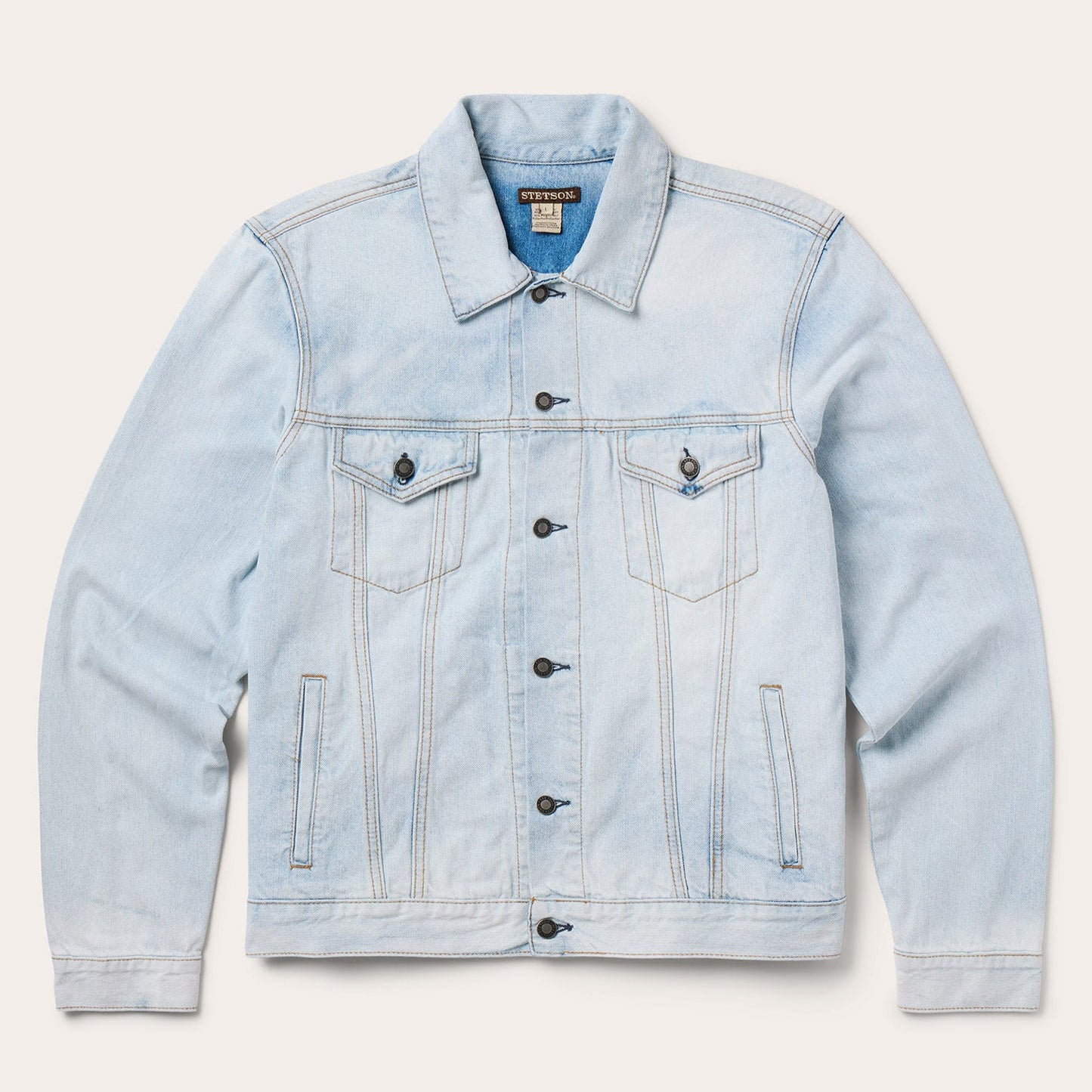 Light Denim Trucker Jacket | Stetson Blue