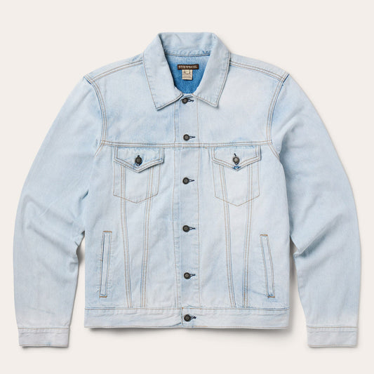 Light Denim Trucker Jacket | Stetson Blue