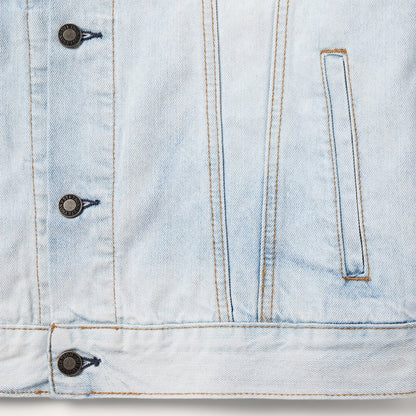 Light Denim Trucker Jacket | Stetson Blue