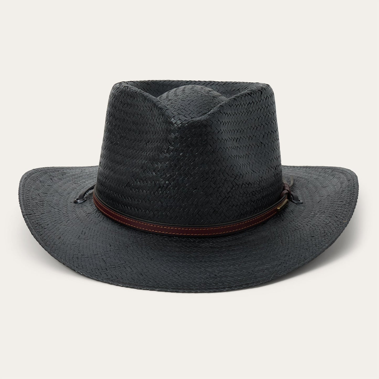 Belgrade Straw Outdoor Hat | Stetson Black