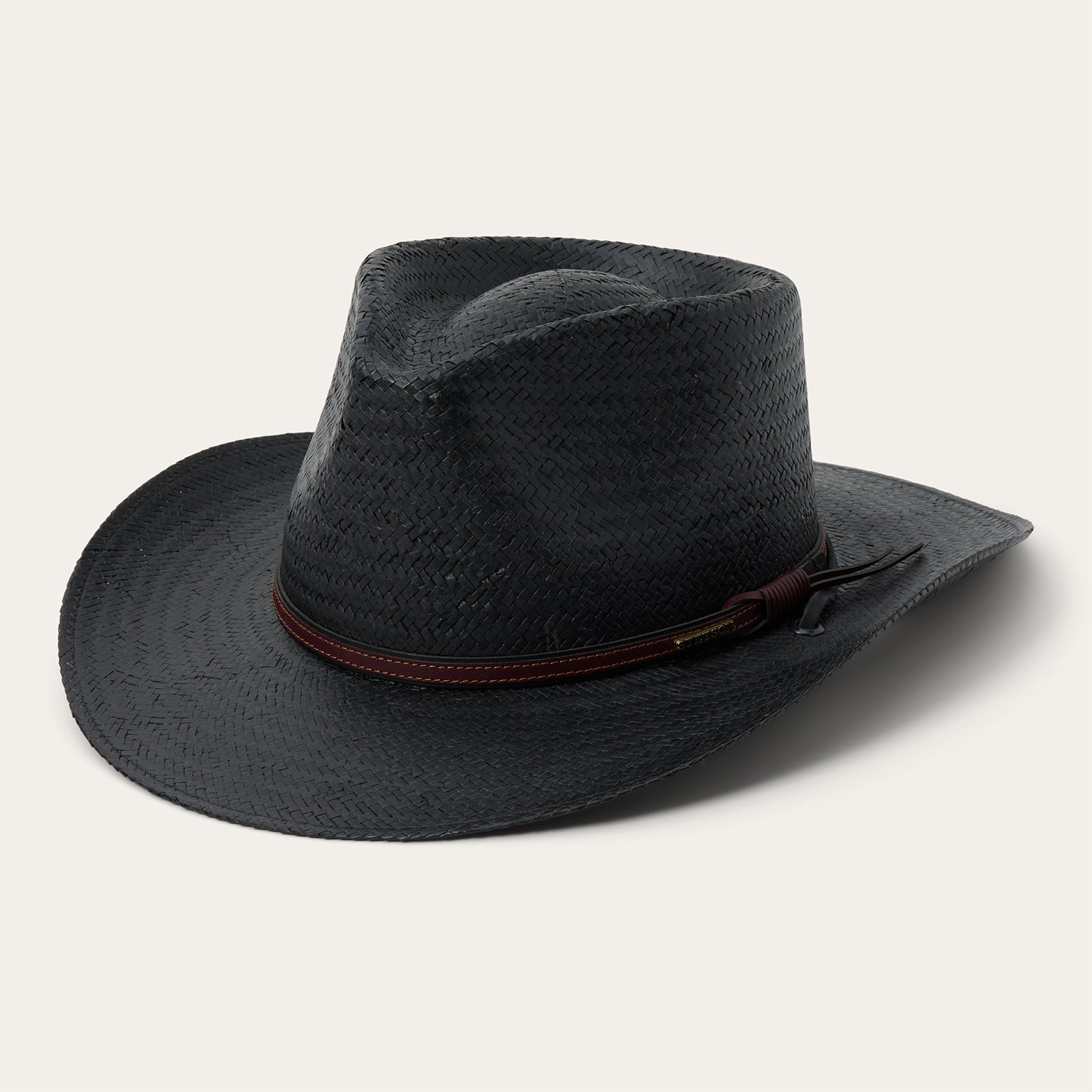 Belgrade Straw Outdoor Hat | Stetson Black