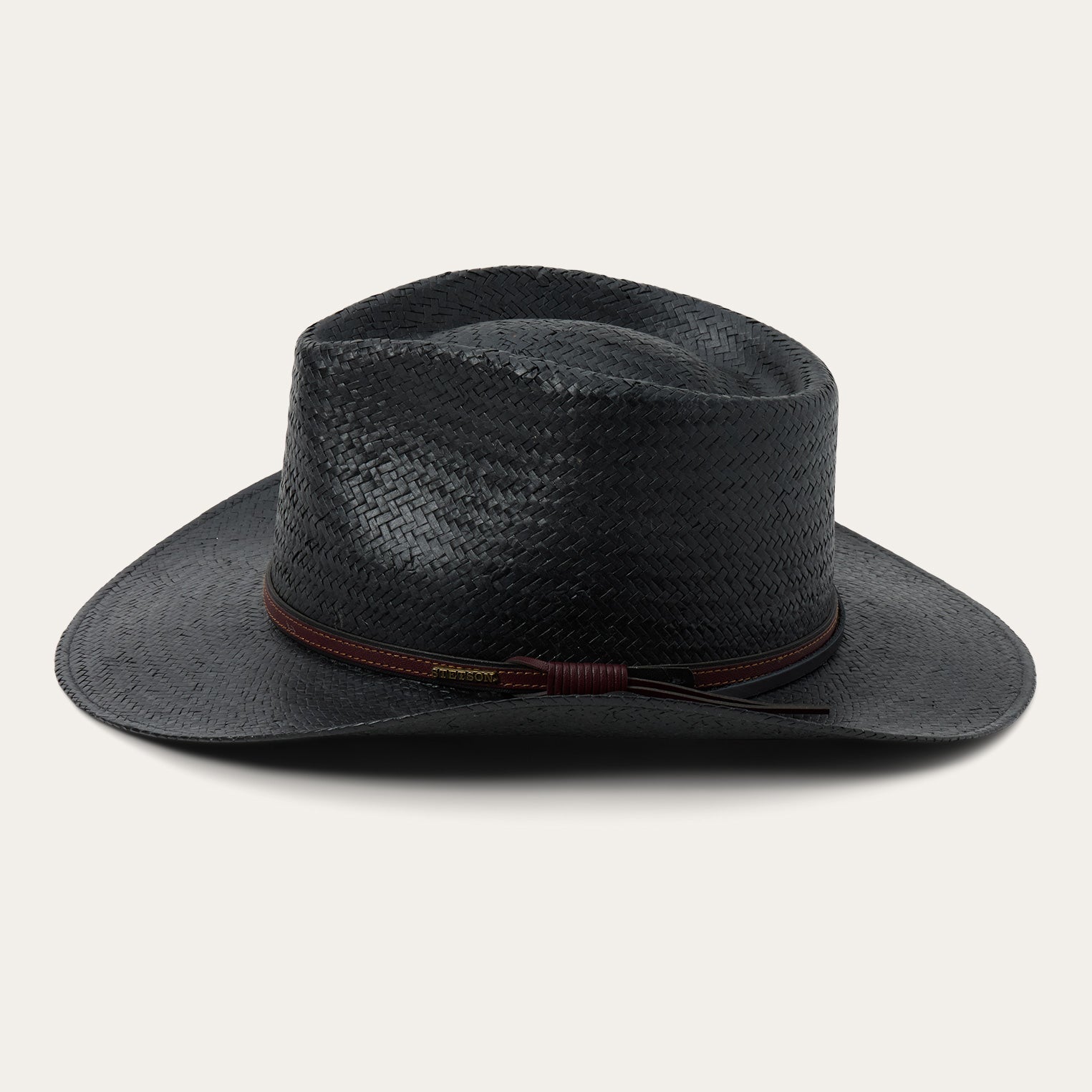 Belgrade Straw Outdoor Hat | Stetson Black