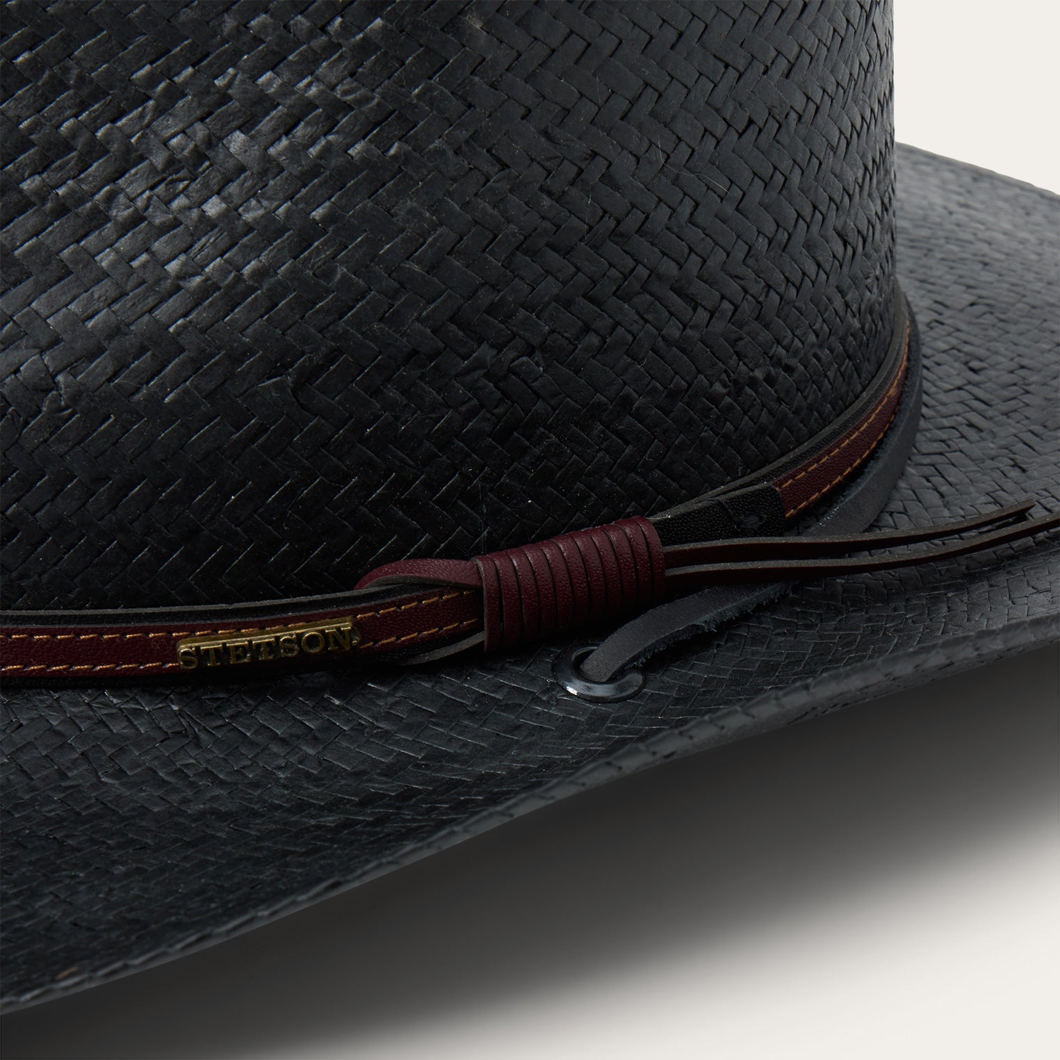 Belgrade Straw Outdoor Hat | Stetson Black