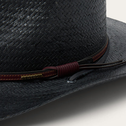 Belgrade Straw Outdoor Hat | Stetson Black