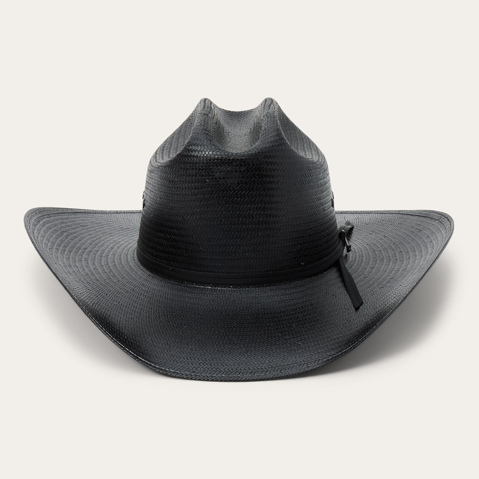 Coal Mine 10X Straw Cowboy Hat | Stetson Black