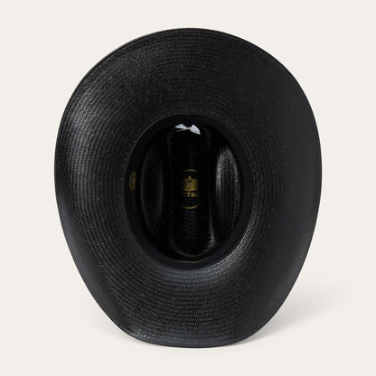 Coal Mine 10X Straw Cowboy Hat | Stetson Black