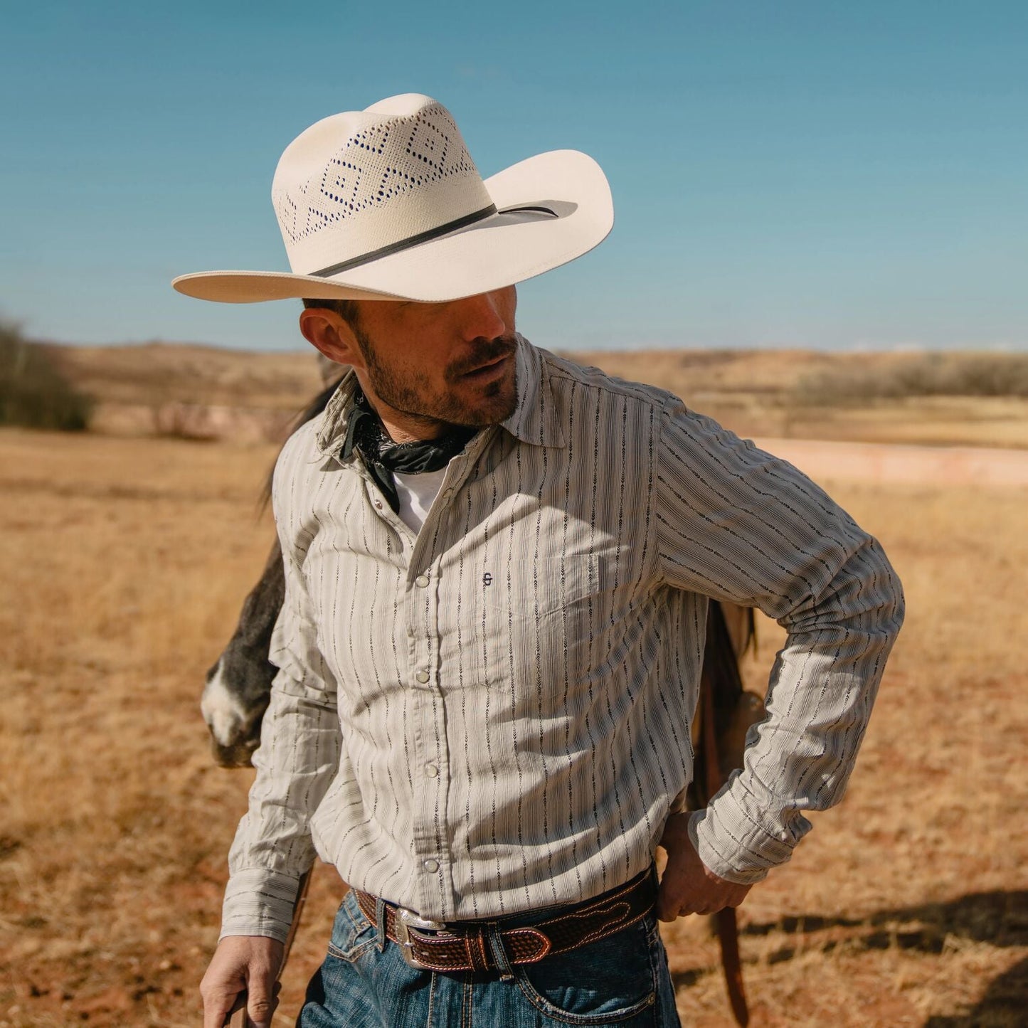Saddleman 20X Straw Cowboy Hat | Stetson Natural