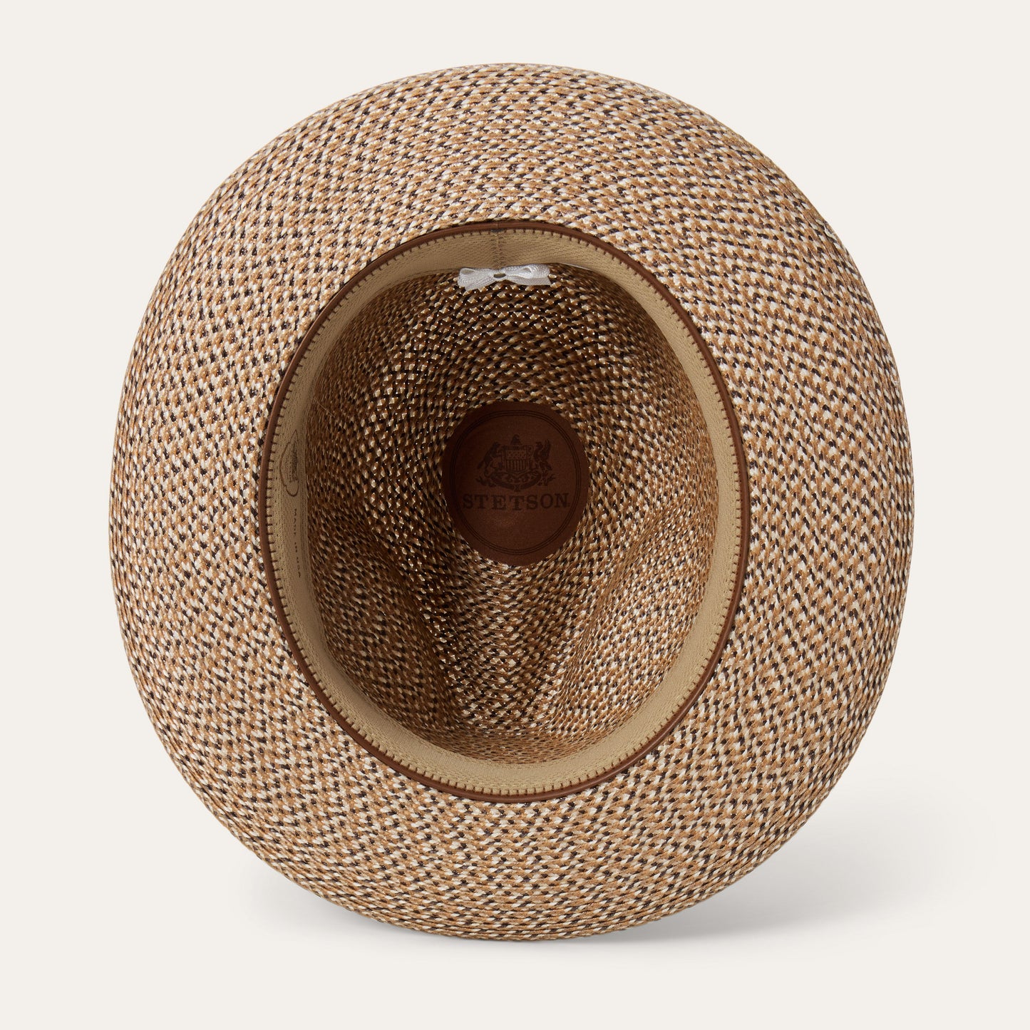 Emin Straw Fedora | Stetson Brown Mix