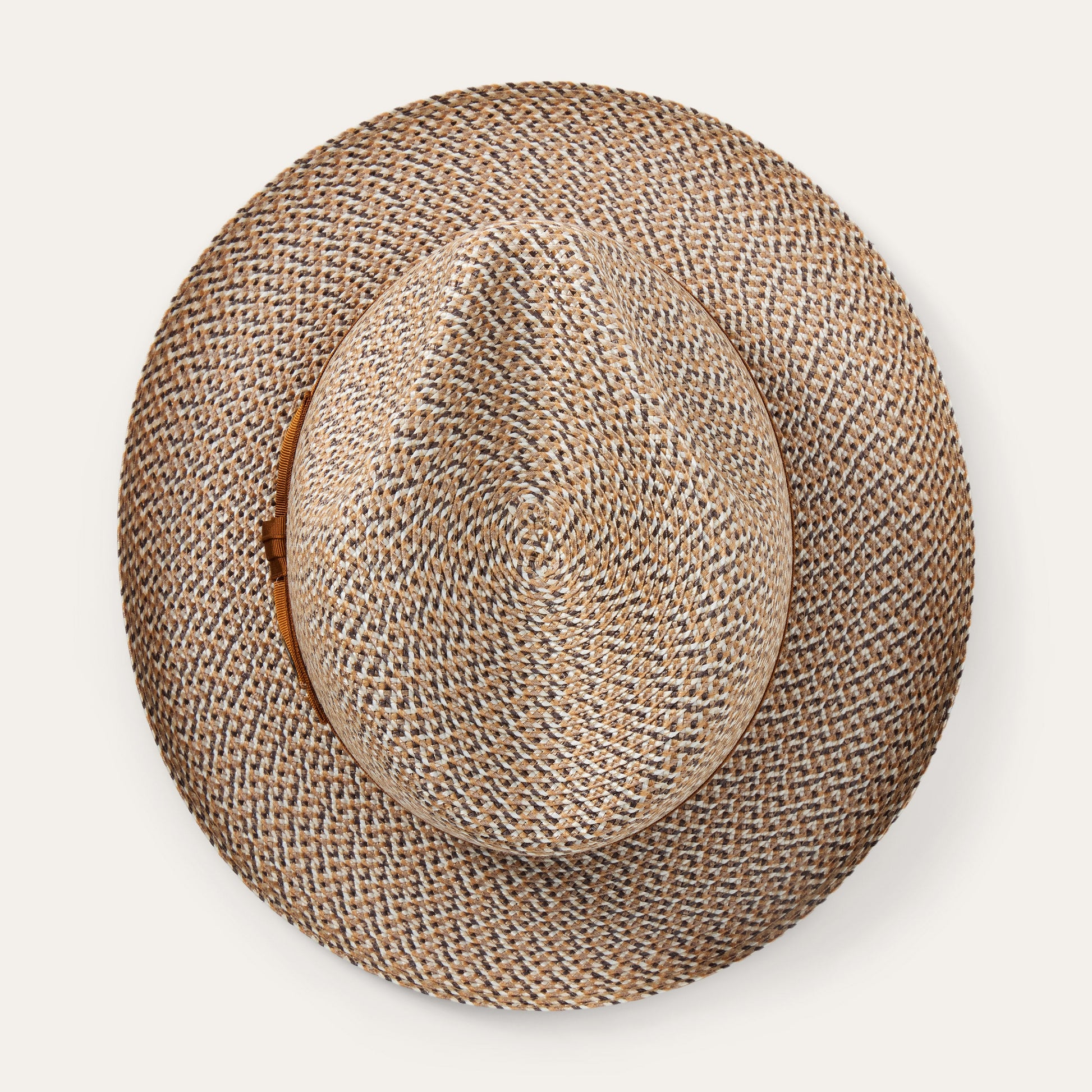 Emin Straw Fedora | Stetson Brown Mix