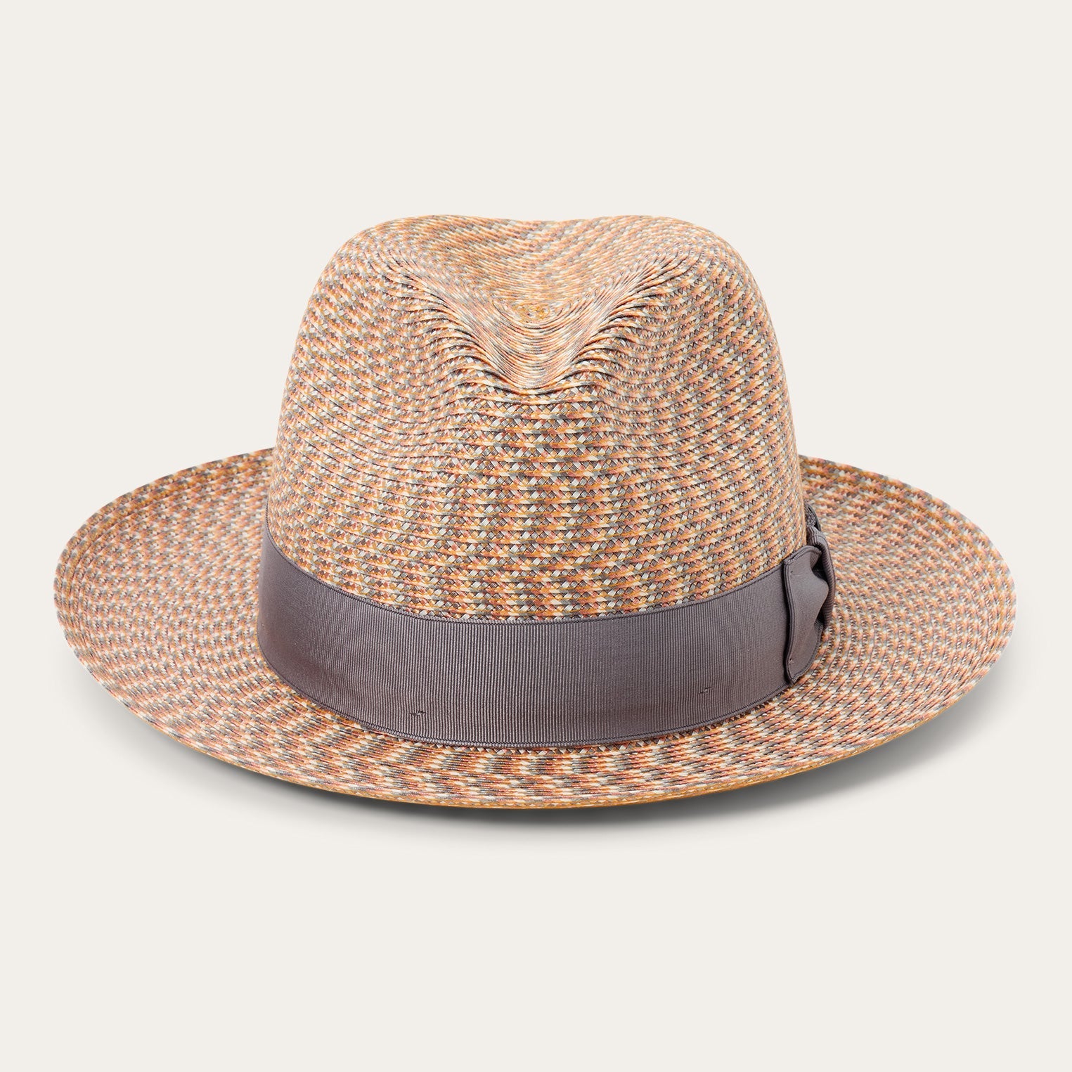 Emin Straw Fedora | Stetson Quartz Mix