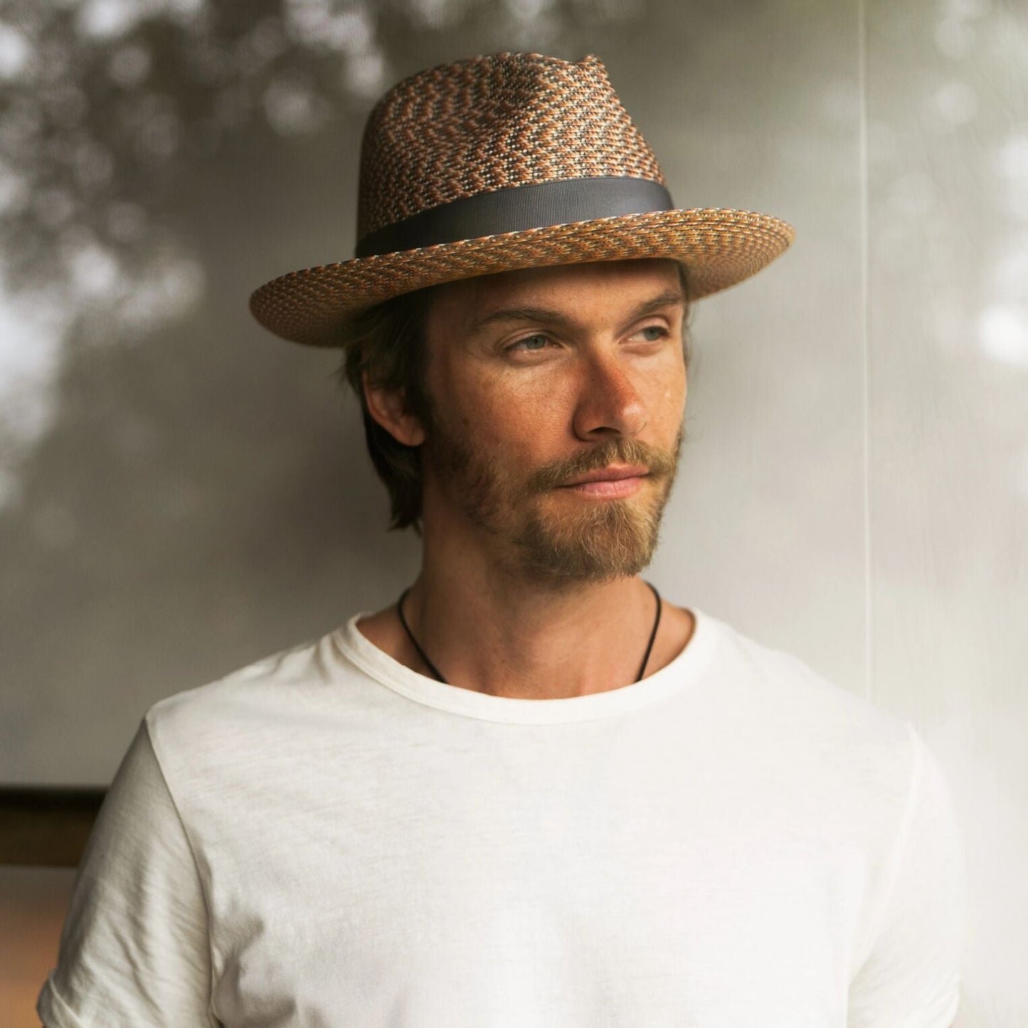 Emin Straw Fedora | Stetson Quartz Mix