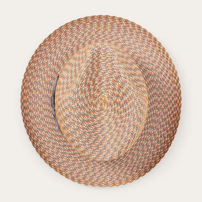 Emin Straw Fedora | Stetson Quartz Mix