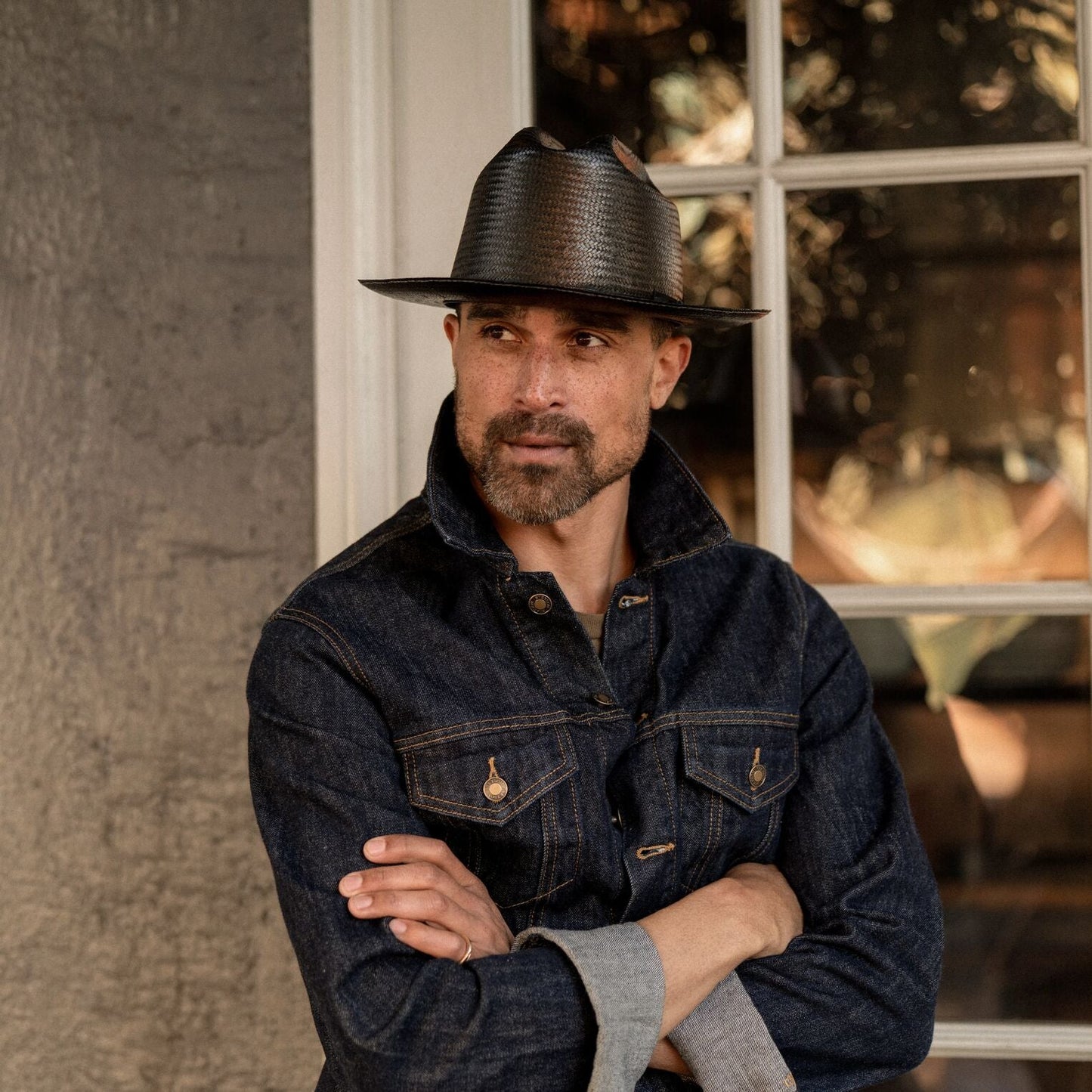 Open Road Straw Hat | Stetson Black