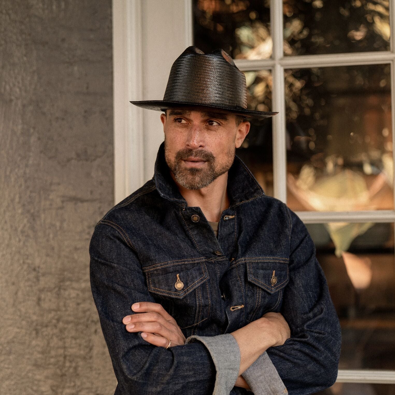 Open Road Straw Hat | Stetson Black