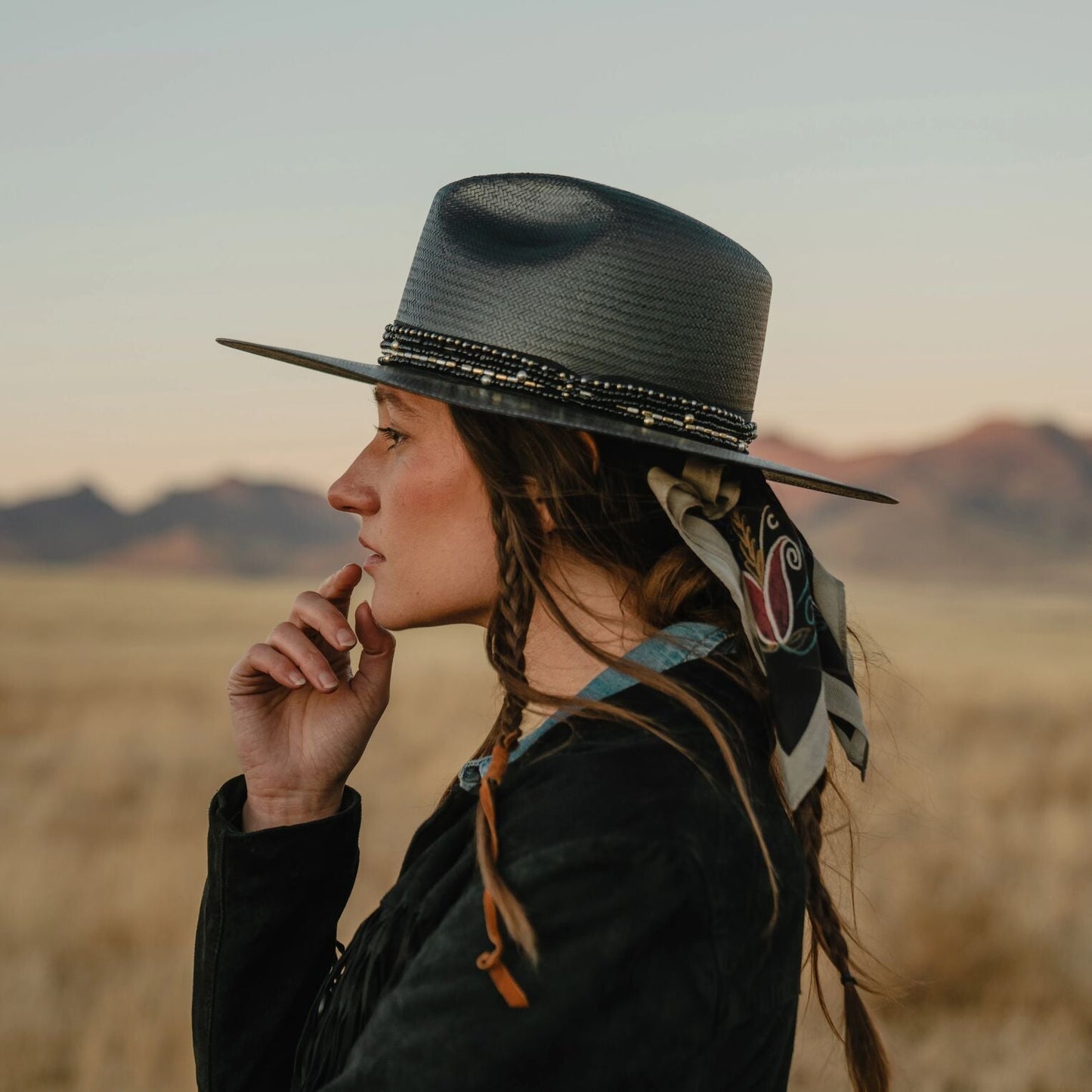 Kambra Straw Hat | Stetson Black