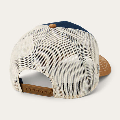 Vintage Patch Trucker Hat | Stetson Navy