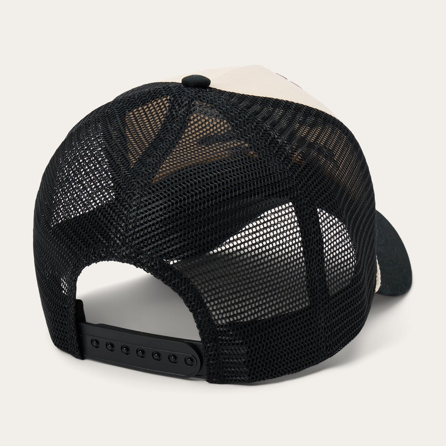 Skull Trucker Hat | Stetson Off White / Black