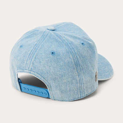 Buffalo Patch Trucker Hat | Stetson Light Denim