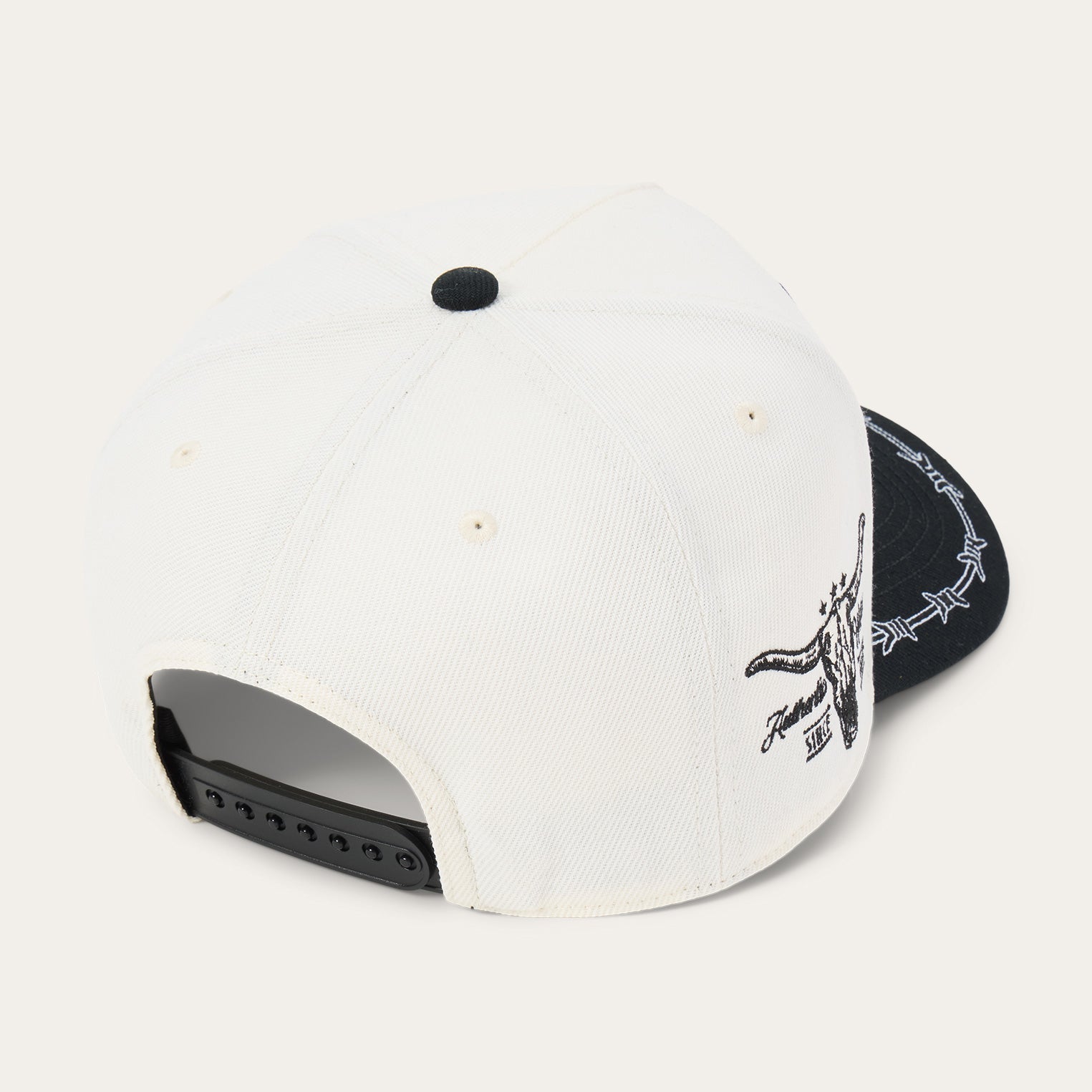 Landscape Trucker Hat | Stetson Off White / Black