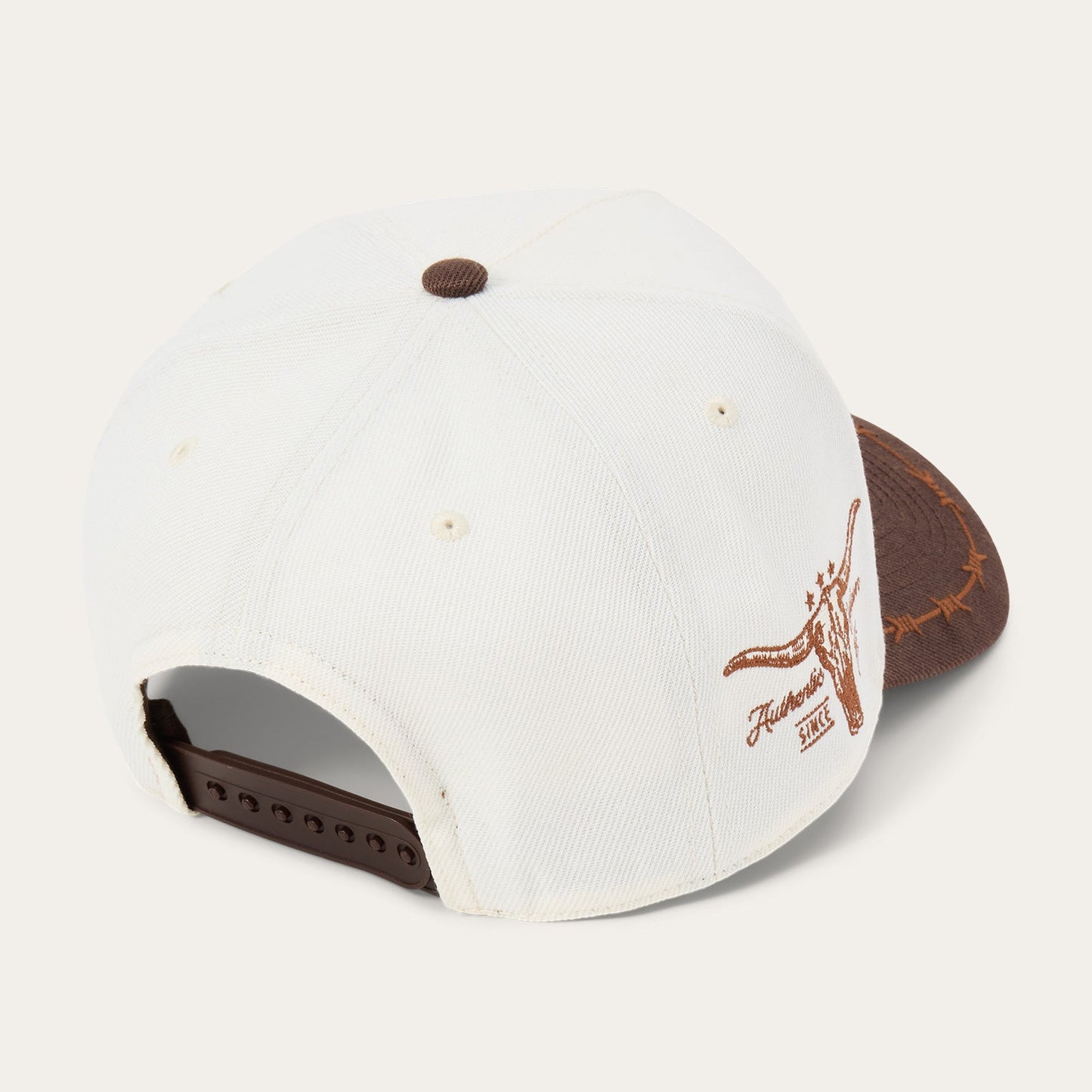 Landscape Trucker Hat | Stetson Off White / Brown